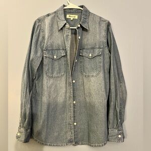 Madewell Light Blue Denim Shirt
